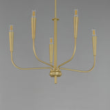 Vela Chandelier Satin Brass by Maxim Lighting
