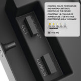 Vela Vanity Light Black By Dals Detailed Views 1