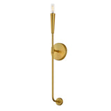 Vela Wall Sconce Satin Brass by Maxim Lighting