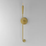 Vela Wall Sconce Satin Brass by Maxim Lighting