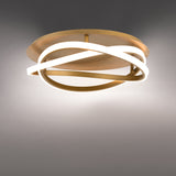 Veloce Flush Mount Aged Brass By Modern Forms - Front View