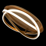 Veloce Flush Mount Aged Brass By Modern Forms - Side View