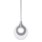 Veneto 1-Light Pendant, shown in Sterling, by Hubbardton Forge