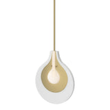 Veneto 1-Light Pendant in Modern Brass by Hubbardton Forge