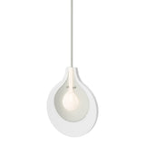 Veneto 1-Light Pendant in Sterling by Hubbardton Forge