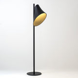 Veneza Ceramic Floor Lamp Black And Sand By Geo Contemporary