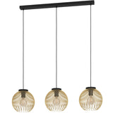 Venezuela 3 Light Suspension By Eglo Side View