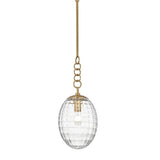 Venice Pendant - 8.5 Inch - Aged Brass by Hudson Valley