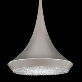 Verita Pendant Light Soft Silver Medium By Schonbek