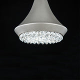 Verita Pendant Light Soft Silver Small By Schonbek Detailed View