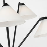 Verley Chandelier Midnight Black By Generation Lighting - Detailed View1