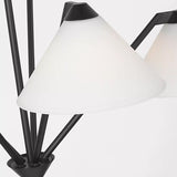 Verley Chandelier Midnight Black By Generation Lighting - Detailed View2