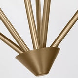 Verley Chandelier Satin Brass By Generation Lighting - Detailed View2