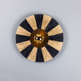 Vernon Raffia Wall Light - Antique Brass