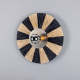 Vernon Raffia Wall Light - Antique Silver