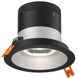 Versa 4” Modular Recessed Light Alzak Round Black Trim By DALS