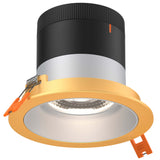 Versa 4” Modular Recessed Light Alzak Round Gold Trim By DALS