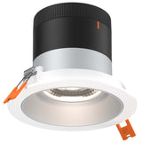 Versa 4” Modular Recessed Light Alzak Round White Trim By DALS