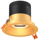 Versa 4” Modular Recessed Light Gold Round Gold Trim By DALS