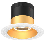 Versa 4” Modular Recessed Light Gold Round Trimless By DALS