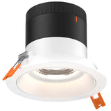 Versa 4” Modular Recessed Light White Round White Trim By DALS