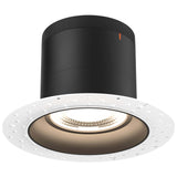 Versa 6” Modular Recessed Light Black Round Trimless By DALS