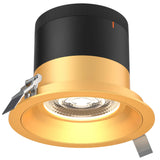 Versa 6” Modular Recessed Light Gold Round Gold Trim By DALS