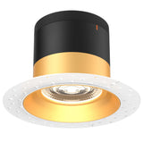 Versa 6” Modular Recessed Light Gold Round Trimless By DALS