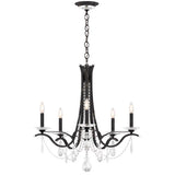 VESCA VA8355N CHANDELIER BY SCHONBEK, FINISH: HEIRLOOM BRONZE, CRYSTAL COLOR: HERITAGE, , | CASA DI LUCE LIGHTING
