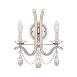 VESCA VA8332N WALL SCONCE BY SCHONBEK, FINISH: ANTIQUE SILVER, CRYSTAL COLOR: HERITAGE, , | CASA DI LUCE LIGHTING