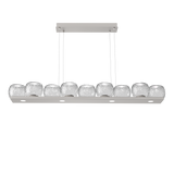 Vessel Linear Chandelier Beige Silver Clear By Hammerton