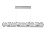 Vessel Linear Chandelier Classic Silver Clear By Hammerton