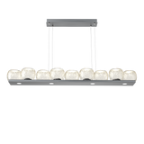 Vessel Linear Chandelier Gunmetal Amber By Hammerton