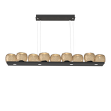 Vessel Linear Chandelier Matte Black Bronze By Hammerton
