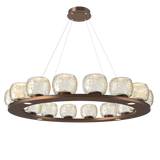 Vessel Ring Chandelier Large Burnished Bronze By Hammerton