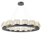 Vessel Ring Chandelier Large Graphite By Hammerton