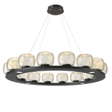 Vessel Ring Chandelier Large Matte Black By Hammerton