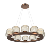 Vessel Ring Chandelier Medium Burnished Bronze By Hammerton