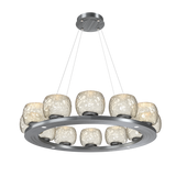 Vessel Ring Chandelier Medium Gunmetal By Hammerton