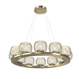 Vessel Ring Chandelier Medium Heritage Brass By Hammerton