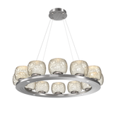 Vessel Ring Chandelier Medium Satin Nickel By Hammerton