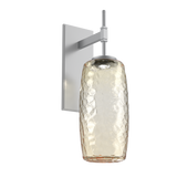 Vessel Tempo Sconce Classic Silver Amber By Hammerton