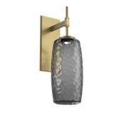 Vessel Tempo Sconce Gilded Brass Smoke By Hammerton