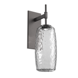 Vessel Tempo Sconce Graphite Clear By Hammerton