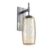 Vessel Tempo Sconce Gunmetal Amber By Hammerton