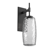 Vessel Tempo Sconce Matte Black Clear By Hammerton
