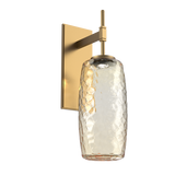 Vessel Tempo Sconce Novel Brass Amber By Hammerton