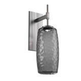 Vessel Tempo Sconce Satin Nickel Smoke By Hammerton