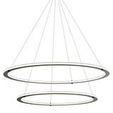 Victoria 2 Tier Chandelier Small Black By Matteo - Front View2