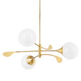 Victoria Chandelier Vintage Gold Leaf By Mitzi